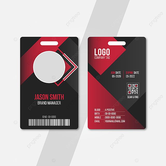 Plastic ID Card Example